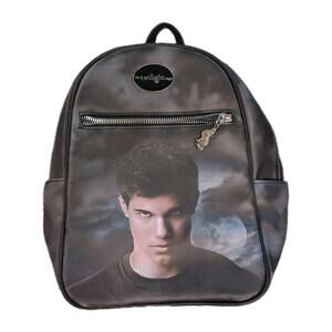 The Twilight Saga Team Jacob Mini Black Backpack Purse Heart Throb Collectors